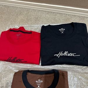 3 men’s large shirt Hollister new